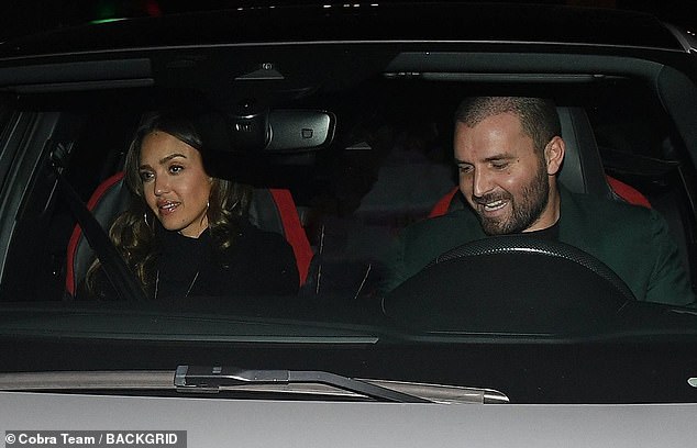 The duo enjoyed a tasty meal at the eatery before heading out together in Andrea's white Audi