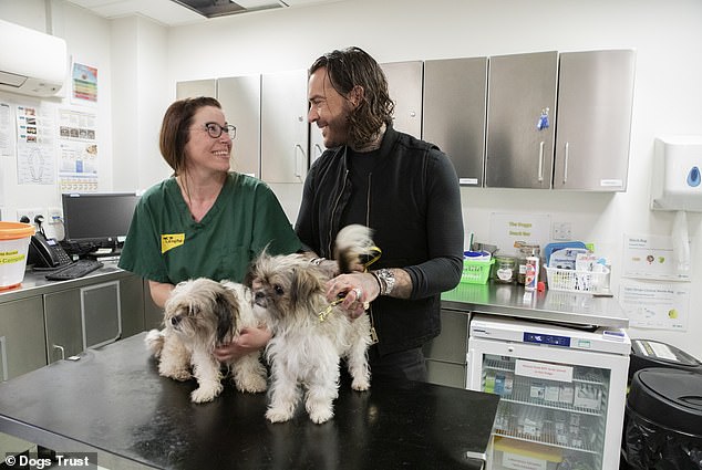 Pete, a Dogs Trust ambassador, has supported the charity for many years and got his first rescue dog in 2008 when he was 19.