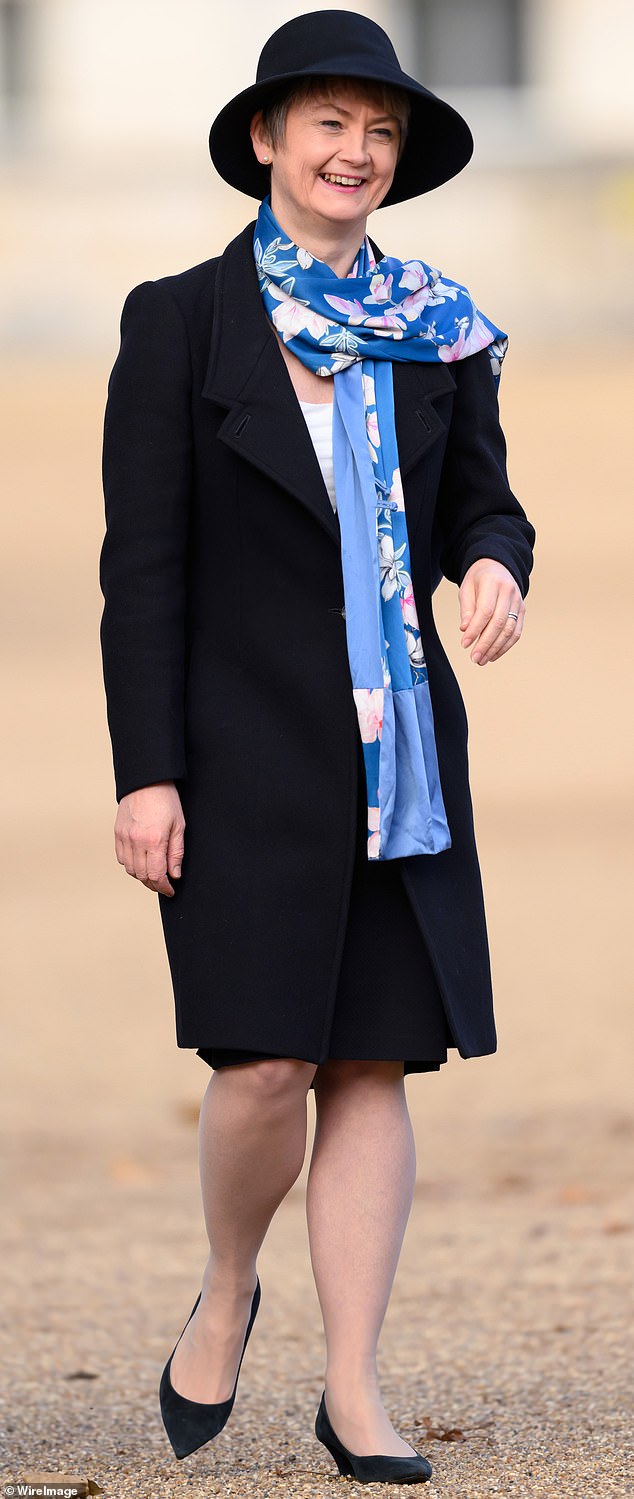 Home Secretary Yvette Cooper wore a hat during the Horse Guards Parade to welcome the Emir of Qatar at the start of his visit. The emir refused to ask why she had an upturned flowerpot on her head