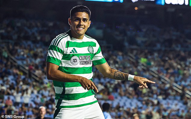 Luis Palma is now Celtic's fifth-choice winger, but Rodgers refused to close the door on him