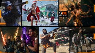 Some highlights of what's being added to Black Ops 6 as part of Season One Reloaded. These include an Operator dressed as Santa Claus, a new Zombies enemy and some glowing swords