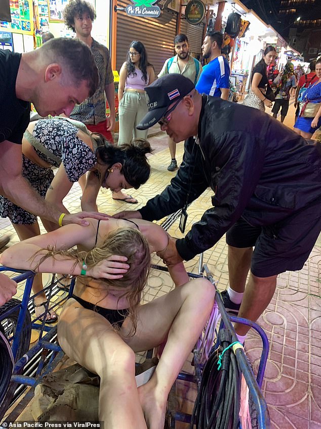 Officials said this was not the first time they were forced to intervene and help drunken tourists