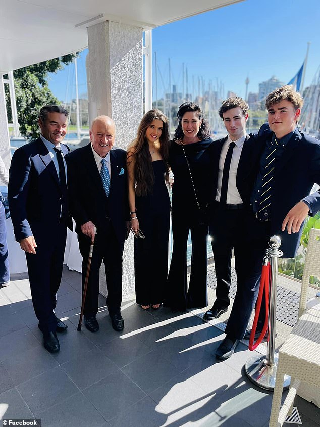 Alan Jones spent the past year quietly caring for his ailing older brother, who died on September 8 at the age of 85. He is pictured at the Cruising Yacht Club in Rushcutters Bay following the funeral of a family friend on August 27