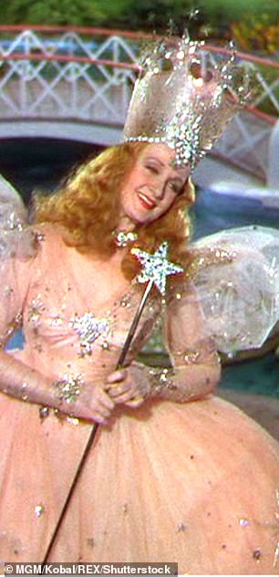 During the upcoming TV spot, the 49-year-old host surprised Grande with Glinda's wand from the 1939 film; Billie Burke as Glinda in The Wizard of Oz