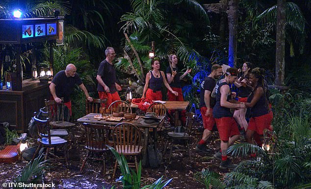 After showing off her dancing skills in Tuesday's episode, Coleen and the rest of the camp enjoyed an evening at The Jungle Arms