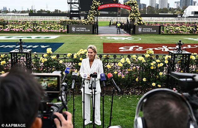 New VRC boss Kylie Rogers (pictured centre) faces a tough job to improve the company's financial fortunes