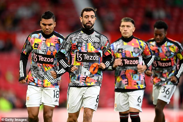 In previous seasons, United wore the top to show their support for the LGBT community