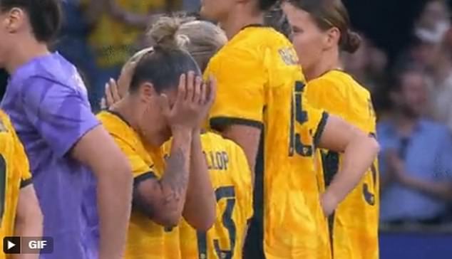 1733315611 512 Returning Matildas star tears up as she is heartbreakingly forced