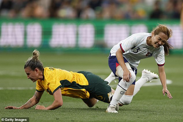 1733315612 759 Returning Matildas star tears up as she is heartbreakingly forced