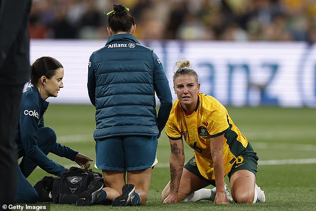 1733315614 88 Returning Matildas star tears up as she is heartbreakingly forced