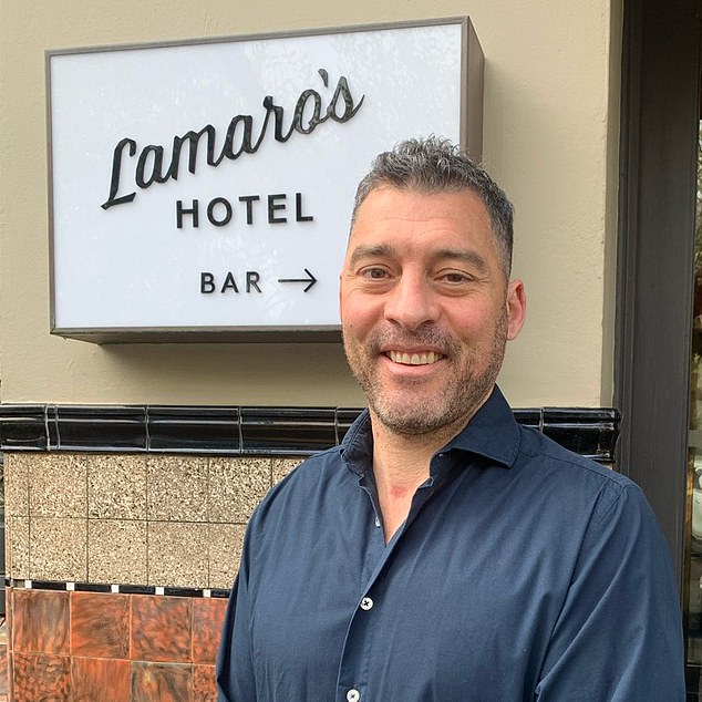 Melbourne hospitality heavyweight Paul Dimattina in his pub Lamaro's Hotel