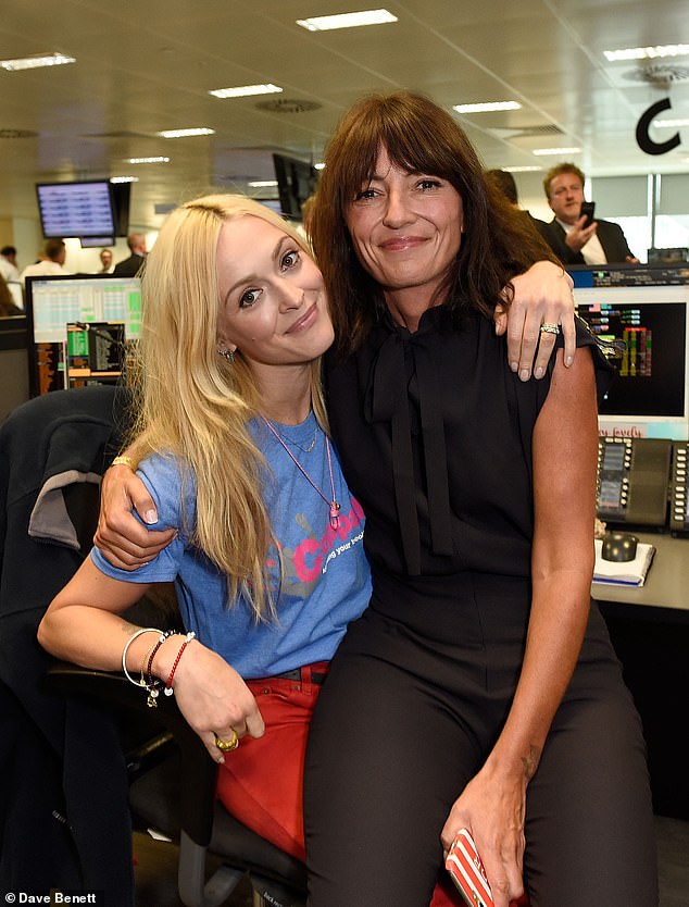 Fearne's news comes just weeks after her friend Davina McCall, 57, revealed she also had to undergo surgery after discovering a very rare brain tumor (pictured together in 2017)