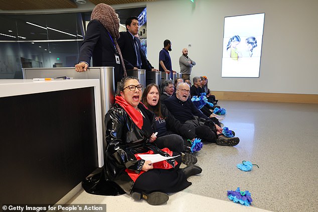 In July, more than 150 protesters from the People's Action Institute campaign group gathered outside UHG's headquarters in Minnetonka, Minnesota, in what became a fiery demonstration.