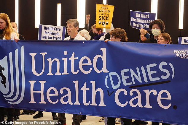 UnitedHealthcare's parent company, UnitedHealthcare Group (UHG), has come under fire in recent years from angry patients who claim the insurer refused to cover their care – with many protests including the aforementioned demonstration in Minnesota in April