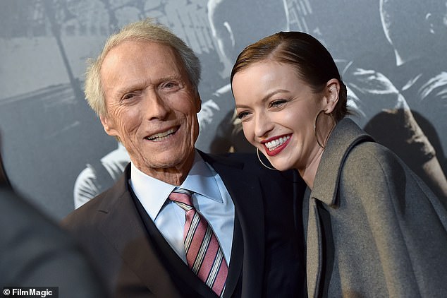 The star was pictured with screen icon father Clint Eastwood in 2018