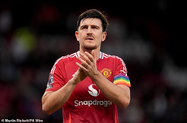 Harry Maguire makes his first start under Ruben Amorim after coming on as a substitute against Everton