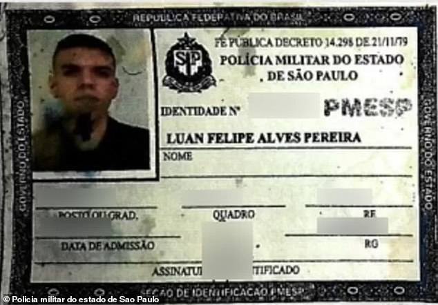 Luan Pereira of the São Paulo Military Police and eleven other officers were relieved of duty following the incident