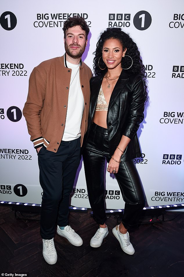 The radio DJ, 34, quit his Radio 1 show in February after 10 years at the station after being offered to replace Roman Kemp's position at Capital (pictured with Vick Hope in March 2022)