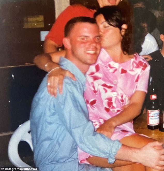 Hoover and Sullivan's marriage dates back to 1999, but the couple had been dating for years; pictured in 1995