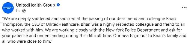 1733352575 108 UnitedHealthcare employees rocked by assassination of CEO Brian Thompson at