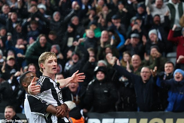 Former Everton star Gordon, 23, has now scored three goals in the Premier League this season