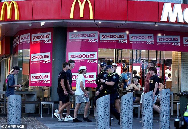 Under Labor's watch, Australians have seen the biggest decline in disposable income among OECD countries (pictured is a McDonald's branch on the Gold Coast)