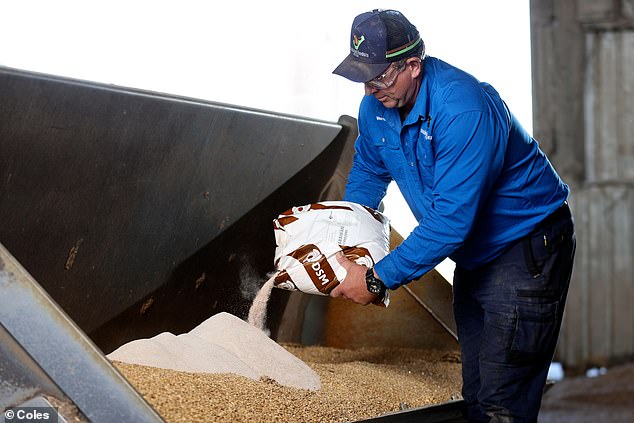 Coles beef supplier Warren Barnett (pictured) has been using Bovaer on his New South Wales farm since May 2023