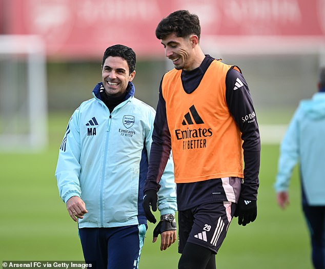 The player has been warmly supported by head coach Mikel Arteta since his move north