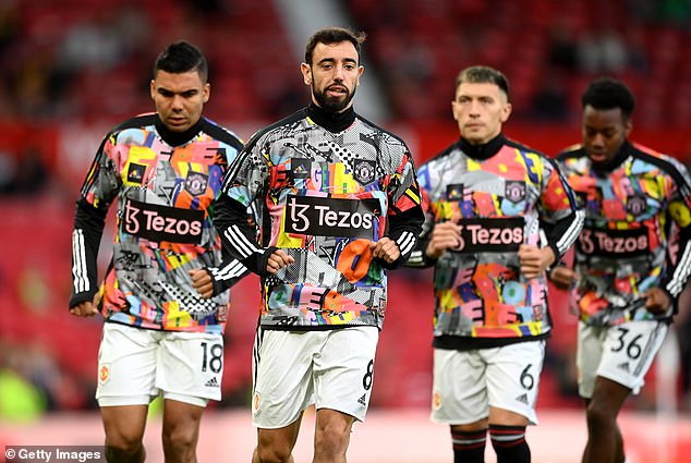 In previous seasons, United wore the top to show their support for the LGBTQ+ community