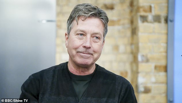 Wallace had already filmed the upcoming amateur chef series last month with his co-host John Torode, 59 (pictured)