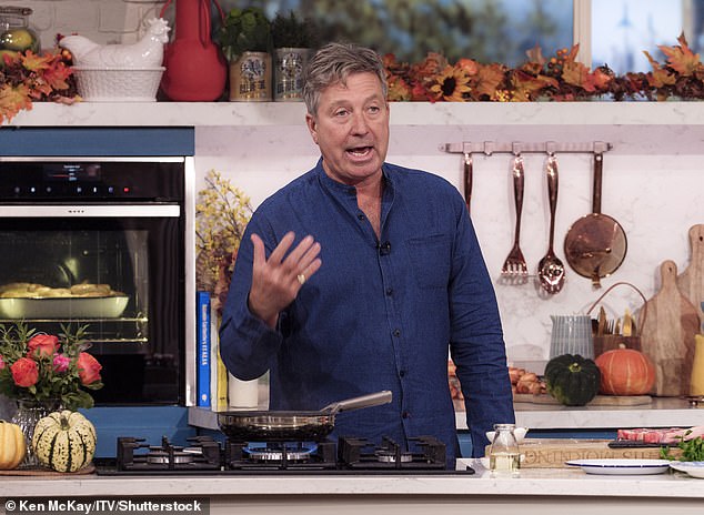 John Torode on the TV show 'This Morning', London, UK - October 15, 2024