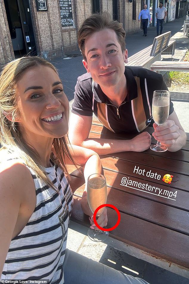 Georgia recently posted several photos on social media where she was seen without her wedding ring