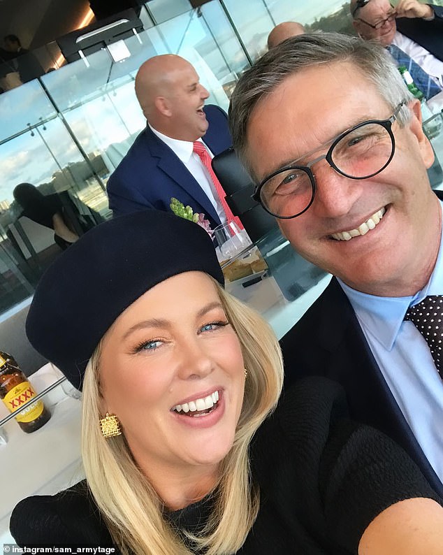 'Yes, Richard and I have broken up. All divorces are difficult, but it is somewhat mitigated by the fact that it is amicable and we wish the best for each other,” Armytage told the media late Thursday evening.