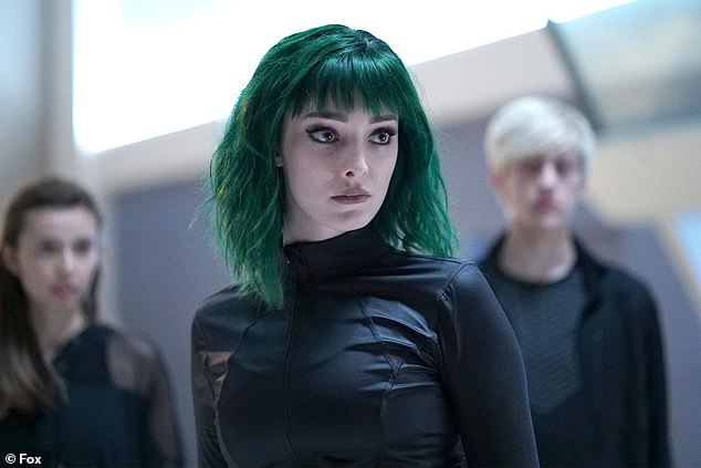 Dumont is also known for their role on FOX's The Gifted, which aired for two seasons from 2017 - 2019, and followed a family whose children develop mutant powers (seen in a still)