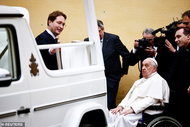 1733454940 283 The Popes new wheels His Holiness is gifted a G Wagon