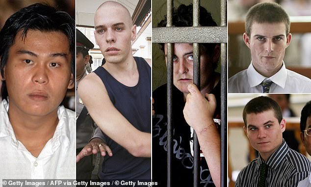 Si Yi Chen, Matthew Norman, Martin Stephens, Michael Czugaj and Scott Rush. A deal to bring Bali Nine members home could be reached soon once transfer details are sorted