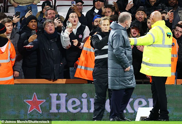 A steward stopped him and he said afterwards that he had received 'pretty good feedback' on the game