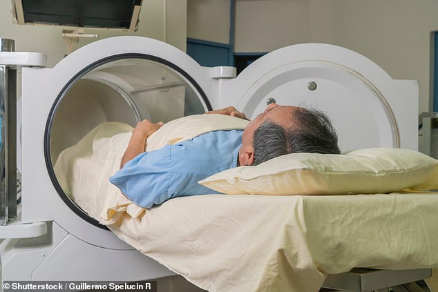 Two students and a teacher were hospitalized and had to spend 'significant' periods in a hyperbaric chamber (stock image)