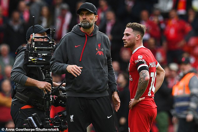 The 25-year-old was brought to Liverpool by legendary former boss Jurgen Klopp in his final season at the club