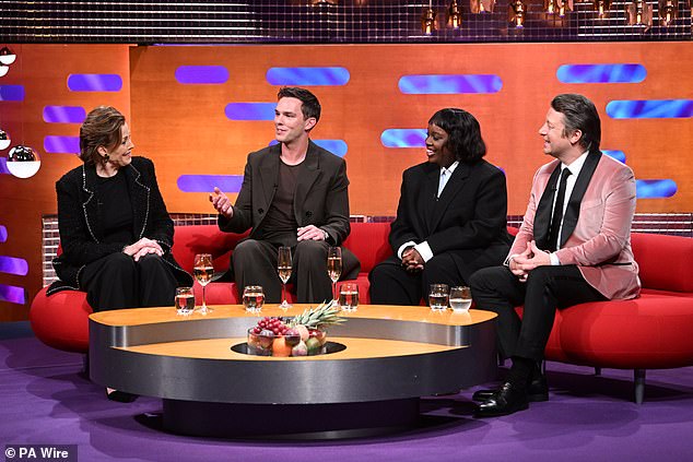 The chef shared the story with Sigourney Weaver, Nicholas Hoult and Lolly Adefope