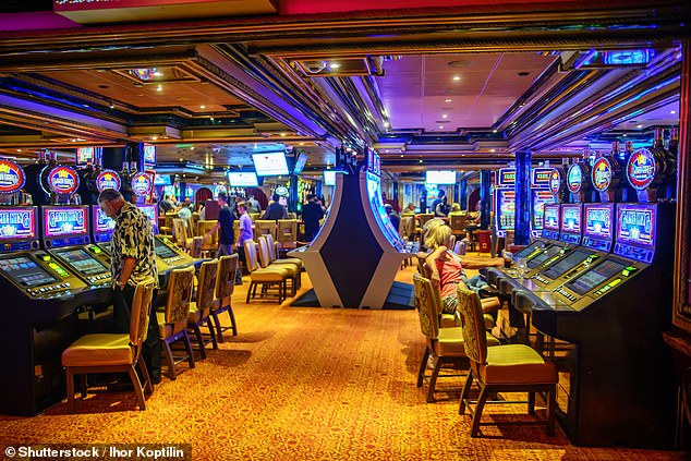 For many passengers, the onboard casino is a lively and exciting attraction, but it is also a notoriously big moneymaker for cruise lines (stock image)