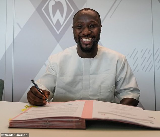 Keita was all smiles when he signed for Werder Bremen, but the move quickly turned sour