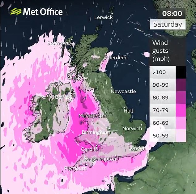 Storm Darragh has ravaged large parts of Britain, posing a 'life-threatening threat' in some regions