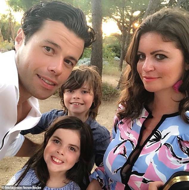 In the photo: Sebastien and Deborah with children Hugo and Eloise during a family holiday