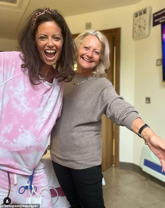 Dame Deborah died at her parents' home in Woking, Surrey, where she was cared for by them in the last weeks of her life (photo, Deborah and her mother)