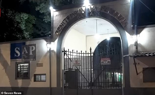 Ms Watson is being held at the Santana women's prison (pictured) in São Paulo, Brazil, and local authorities have seized her phone and cut off communications