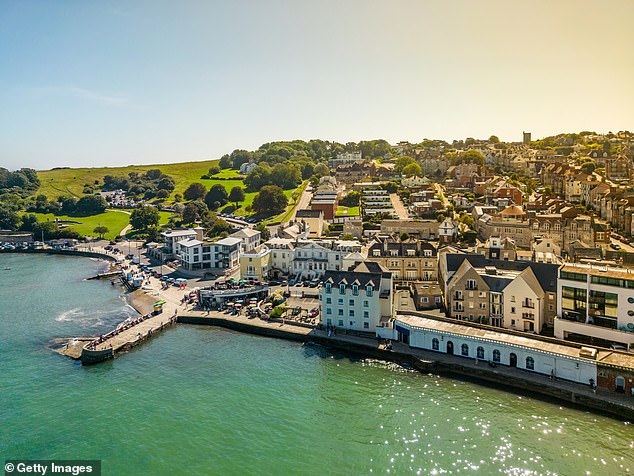 The coast in Swanage, Dorset, on the Jurassic Coast. In recent years, wealthy Londoners have been moving here