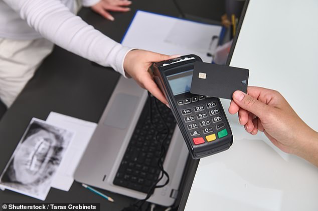 The United Kingdom and the European Union banned merchants from passing on card payment fees to customers in 2018 (stock image)