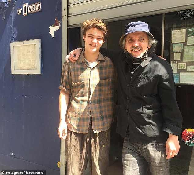 Jack with restaurant owner Edouard Chueke, who told MailOnline he worked at the restaurant for two years before leaving a few months ago