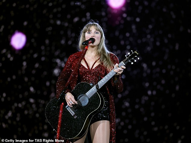 As she kicked off her final set of shows of the Eras Tour in Vancouver, British Columbia, Canada on Friday, the Mirrorball hitmaker was actively filmed by a two-person camera crew; pictured on December 6